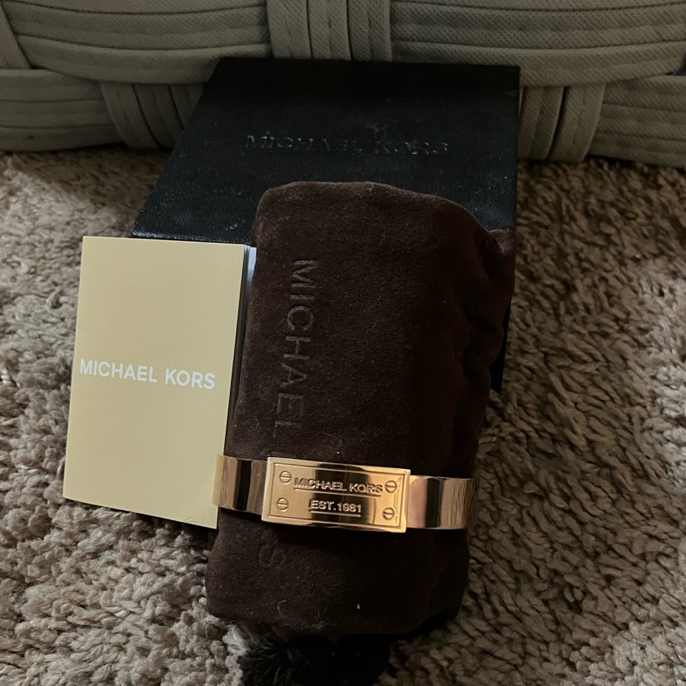 Michael Kors Rose Gold Bangle Bracelet